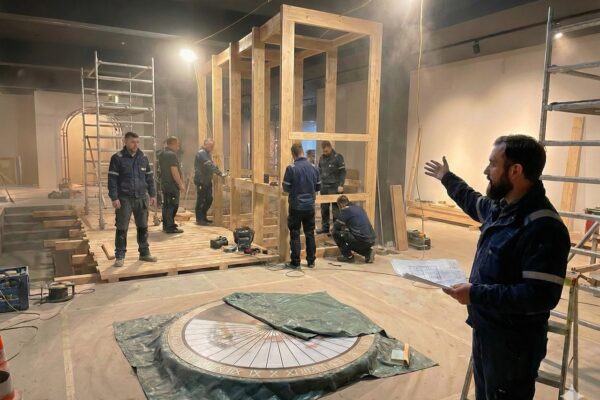 Nadzór autorski przy realizacji wystawy na Lednicy