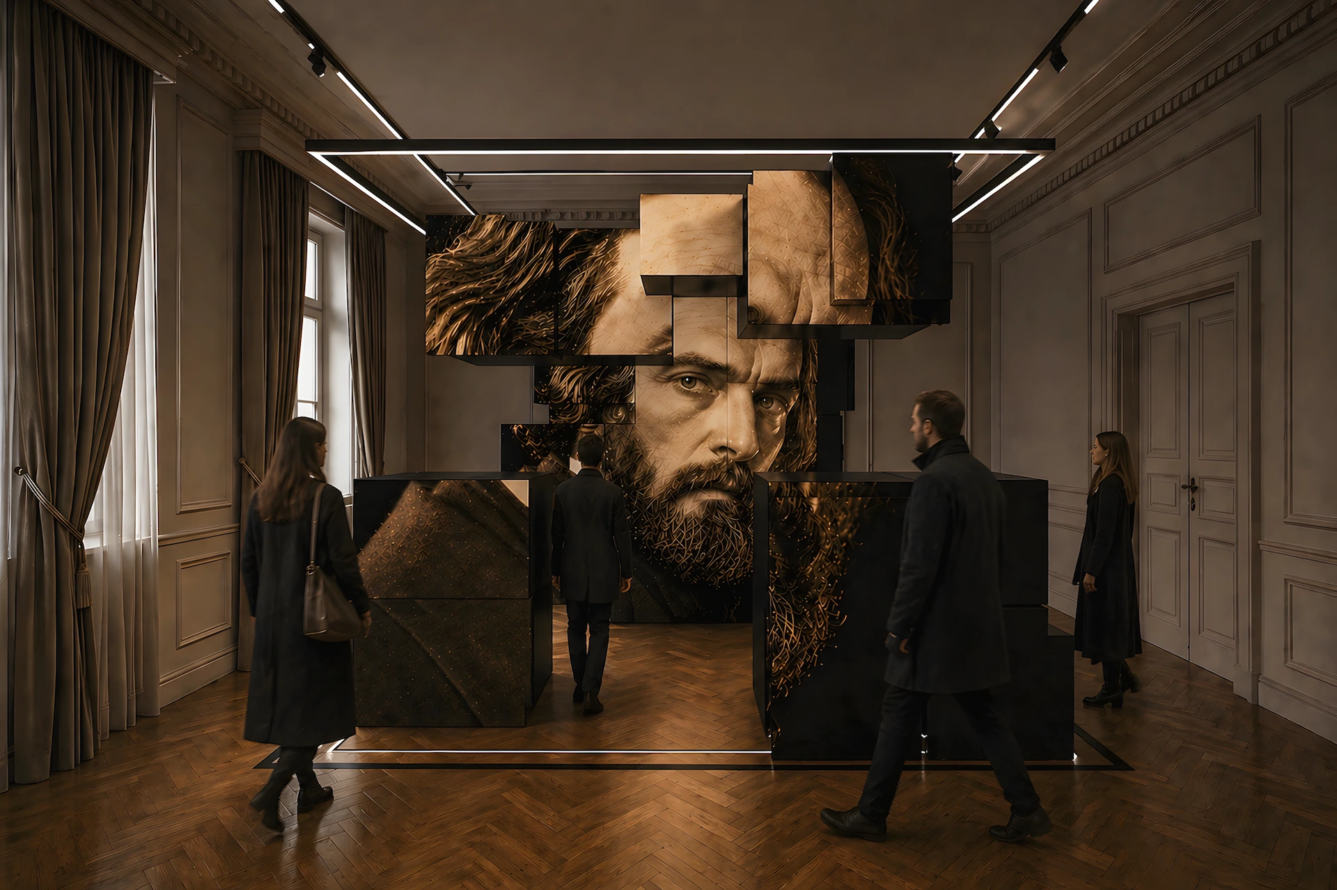 Projekt wystawy stałej Muzeum Cypriana Norwida autorstwa Katarzyny Jagiełło